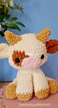 Sweet Fluffy Stitches - Jay - Celeste the Cow