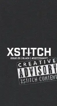 XStitch Magazine - Black - Issue 25 - 2023