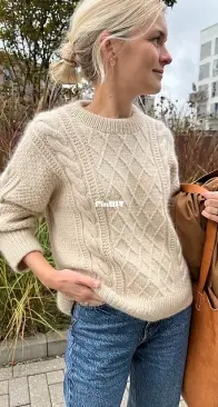 Moby Sweater by Mette Wendelboe Okkels - PetiteKnit - Russian translate