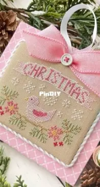Country Cottage Needleworks - Pastel Collection - #5 Christmas Bird