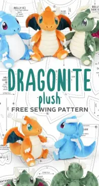 Sew Desu Ne - Choly Knight - Dragonite Plush - Free