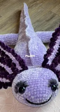 Huge Purple Axolotl now done!