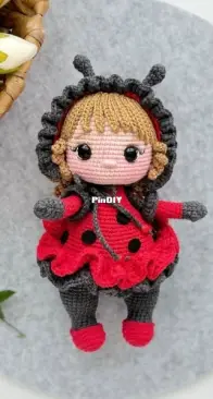 Crochet Friends Toys - Favorite Toys by Elena - Elena Bondarenko - Ladybug Girl (ENGLISH)