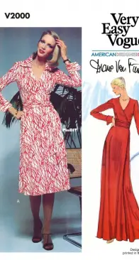 Vogue V2000 - Misses' Wrap Dress by Diane von Furstenberg