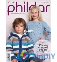 Phildar Pitchoun et Enfant No.116 Automne - Hiver 2014-2015 - French