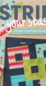 Gudrun Erla - GE Designs - Strip Your Stash: Dynamic Quilts Made From Strips: 12 Projects in Multiple Sizes
