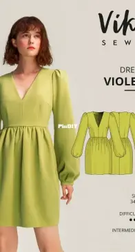Viki Sews - Violet Dress
