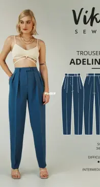 Viki Sews - Adeline Trousers