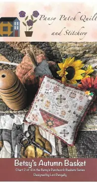 Pansy Patch Quilts and Stitchery - PPQS025 - Betsy's Autumn Basket by Lori Pengelly
