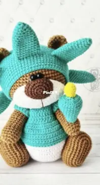 Crochet Wonders Design - Crochet Funny Bear - Olga Kurchenko - Statue of Liberty Outfit