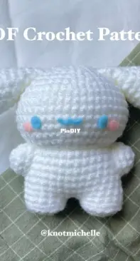 knotmichelle - White Puppy Crochet Pattern  PDF