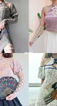 Moon and Baileys Crochet - Brianna Hibikii - Maevis Top / Dress & Gloves