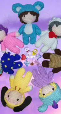 Lovely Seven  Crochet - Jessa De Guzman - BTS x BT21 Characters